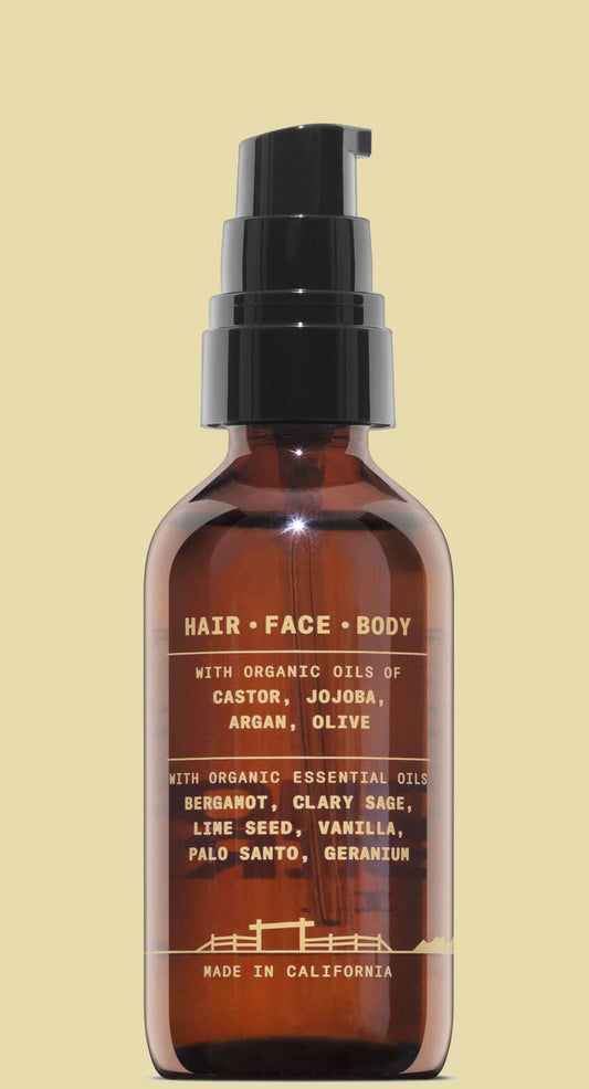 2 oz cold-pressed oil for dry skin and hair